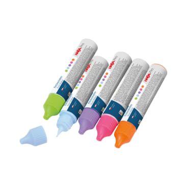 Perlen-Maker-Set, 5 Farben à 30 ml