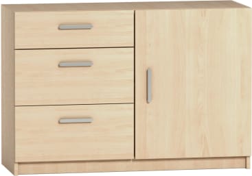 Türen-/Schubfachschrank variado, Tür rechts, B 100 x H 80,6 x T 45,5 cm