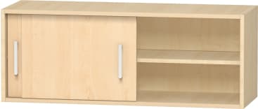 Aufsatzschrank Schiebetüren variado, B 100 x H 36,8 x T 43,5 cm