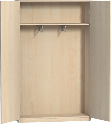 Garderobenschrank Drehtüren variado, B 100 x H 191 x T 45,5 cm