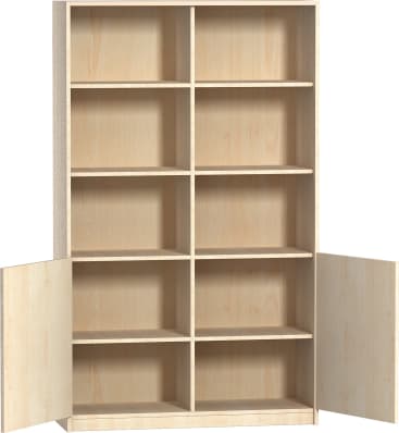 Kombischrank Drehtüren variado, B 100 x H 191 x T 45,5 cm