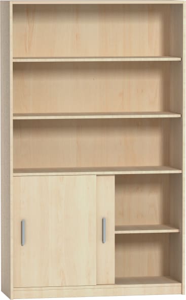 Kombischrank Schiebetüren variado, B 100 x H 191 x T 43,5 cm