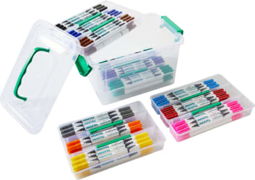 HABA Pro Duo-Fasermaler, 96 Stück