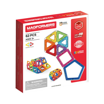 MAGFORMERS® Magnetbaukasten, 62 Teile
