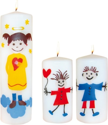 Verzierwachs-Set, 17 x 8 cm, 12 Stück
