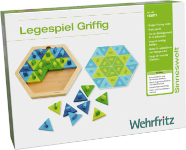 Legespiel Griffig, 47-teilig