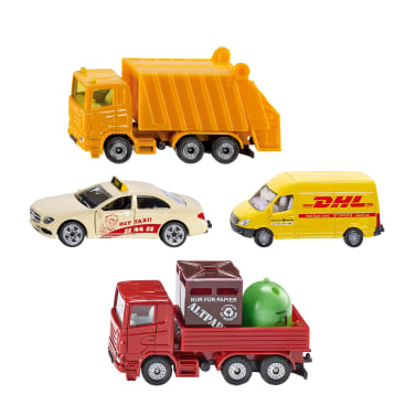 Fahrzeuge-Set Alltagshelfer, 4-teilig