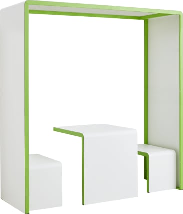 set.upp-Cube, schmal, inkl. Tisch und Bänke