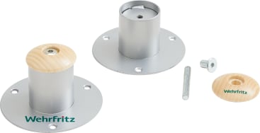 Wandhalter für Wandelemente, 2 Stück