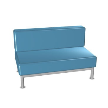 Sofa Rebello 2-Sitzer, Kunstleder, div. Farben