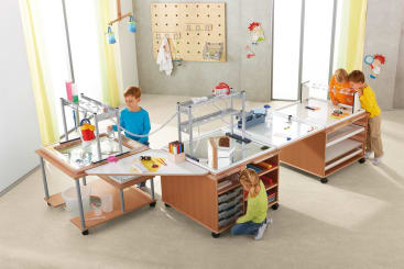 Experimentiertisch Forscher Center A