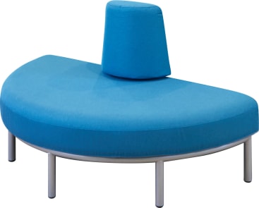 Sofa Rebello Halbkreis, div. Stoffe