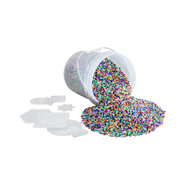 Bügelperlen-Set, 70000 Perlen, 8 Stiftplatten