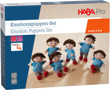 Emotionspuppen-Set, 6-teilig