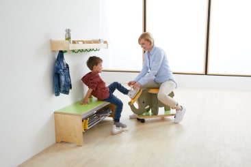 Schuh Anziehbank Elefant