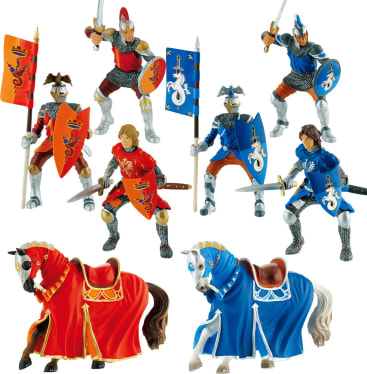 BULLYLAND Ritter-Figuren-Set, 8-teilig