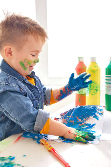 WEHRFRITZ Fingermalfarben, Einzelfarben à 750 ml