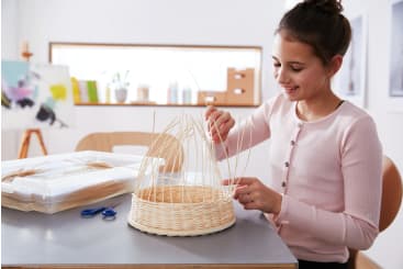 Peddigrohr, 1 kg, naturfarben