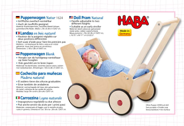 Puppenwagen Natur