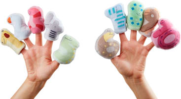 Willys Fingerpuppen 1 - 10, 11-teilig