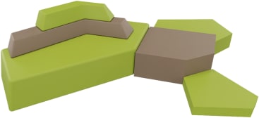Vorlesesofa Kombination 2, grow-upp, 4-teilig