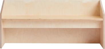 Bank mit 2 Armlehnen, Sitzhöhe 43 cm