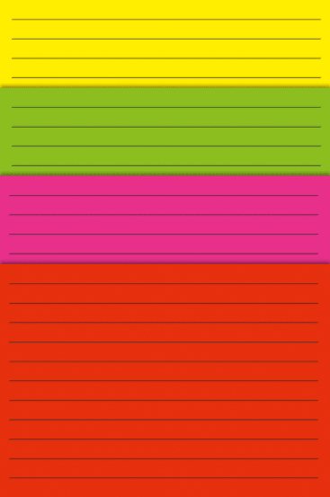 Flechtmotive Neon, 9 Stück