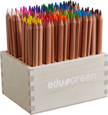 Buntstifte Edu Green, 144 Stück