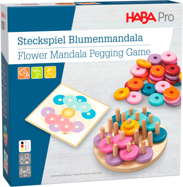 Steckspiel Blumenmandala