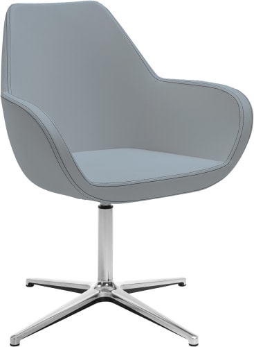 Sessel FAN mit Fußkreuz, div. Stoffe