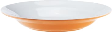 Teller tief, Ø 19,6 cm, orange, 6 Stück