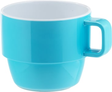 Henkelbecher, Ø 8 cm, blau, 6 Stück