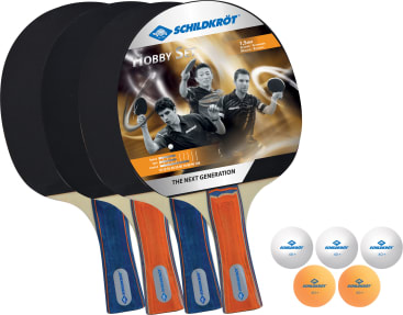 DONIC SCHILDKRÖT® Tischtennis-Schläger Set, 9-teilig