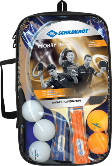 DONIC SCHILDKRÖT® Tischtennis-Schläger Set, 9-teilig