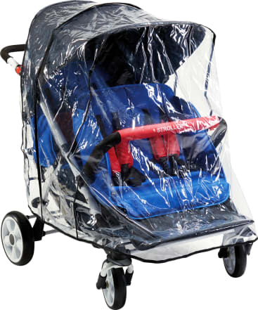Regenschutz für Winther-Krippenwagen, faltbar, 4-Sitzer