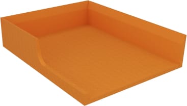 Wickelaufage, Kunstleder, div. Farben, B 76 x T 61 cm