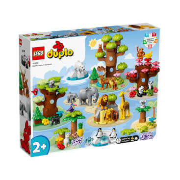 LEGO® DUPLO® Wilde Tiere der Welt, 142 Teile