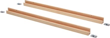 Führungsleisten für Sinnesplatten, 2 Stück, L 81,5 cm