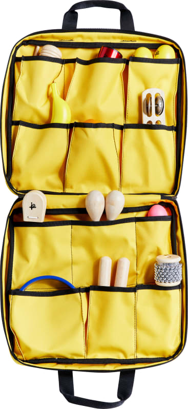Percussion-Tasche, 12 Instrumente