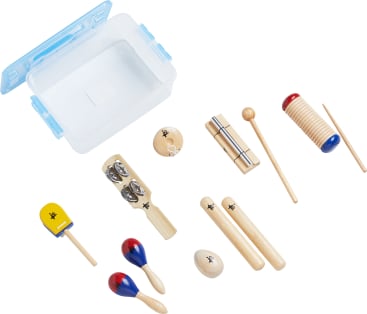 Percussion-Set, 8 Instrumente