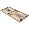 Klapptisch slide T-Fußform, L 120 x B 70 x H 72 cm