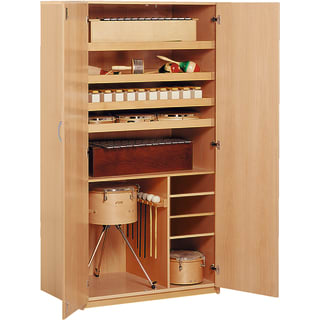 Musikschrank Forminant mit 4 Rollböden, B 100 x H 182 x T 60 cm