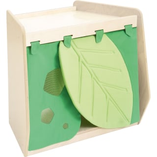 Trapezschrank grow.upp breit, niedrige Form, div. Farben, B 85 x H 70 x T 52 cm