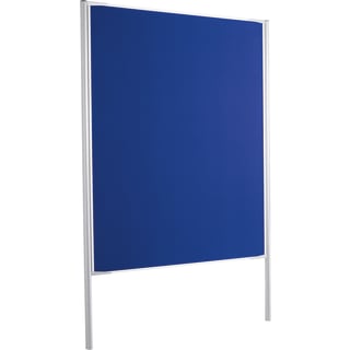 Textiltafel, beidseitig blau, B 128 x H 190 cm