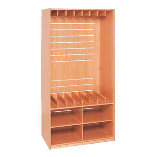 Liegepolsterschrank für Steppdecken, H 196,8 x B 96,6 x T 62 cm