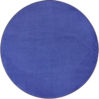 #Teppich meerblau, Ø 2 m#