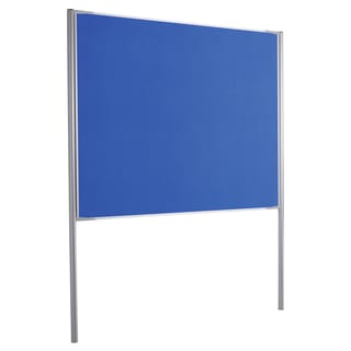 Textiltafel, beidseitig blau, B 158 x H 190 cm