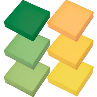 Sitzkissen-Set grün/orange