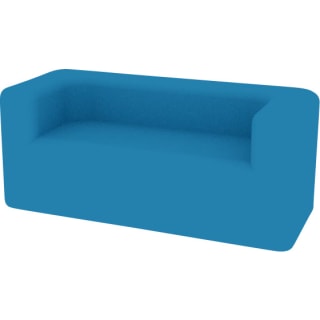 Sofa 2-Sitzer, Kunstleder, div. Farben, Sitzh. 38 cm, B 140 x H 60 x T 60 cm