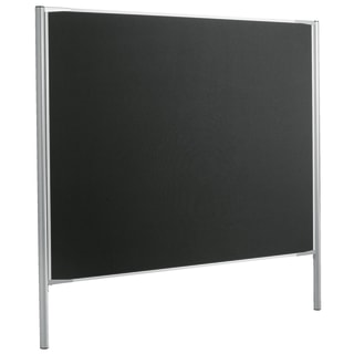Textiltafel, beidseitig anthrazit, B 158 x H 160 cm